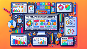 El artículo detalla siete herramientas esenciales para monitorizar métricas clave de marketing de contenidos, como tráfico, palabras clave y crecimiento de audiencia.