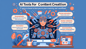 ¿Abrumado por crear contenido? Descubre 21 herramientas de IA que potencian tu creatividad y optimizan tu trabajo para destacar.