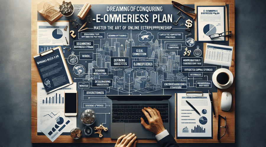 Crear un plan detallado es clave para el éxito del comercio electrónico: estudio de mercado, selección de productos, marketing y análisis financiero.