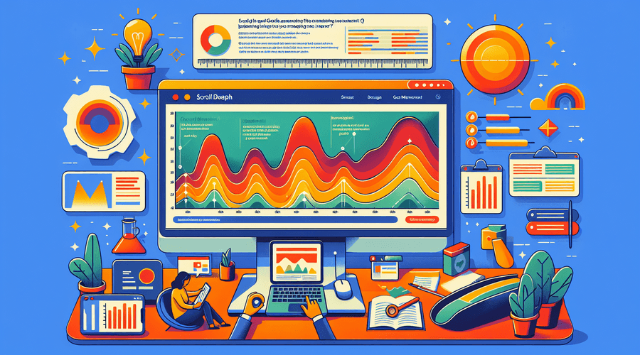 Visitar una página no garantiza que sea atractiva. Un indicador clave es la profundidad de desplazamiento, crucial para el análisis en Google Analytics 4.