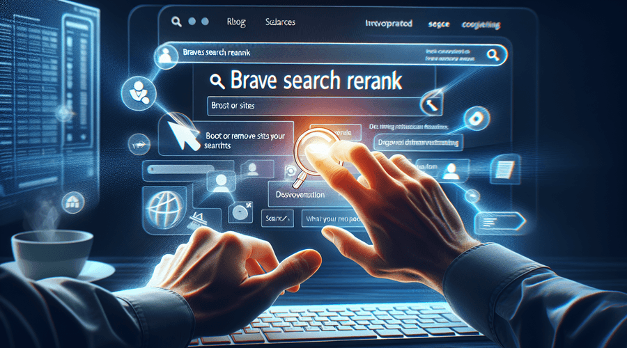 Brave te permite personalizar los resultados de búsqueda dando un voto positivo o negativo a cualquier dominio.