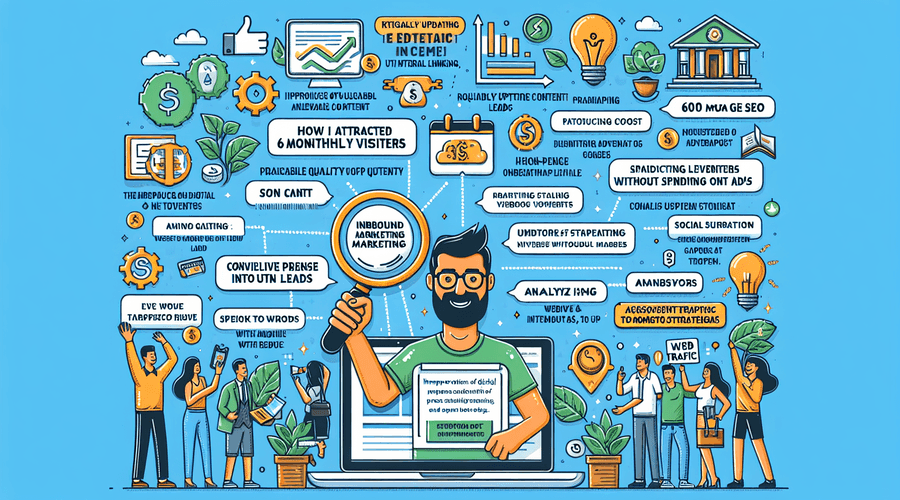 ¿Problemas con anuncios costosos y clientes potenciales inconstantes? Descubre cómo atraigo 60,000 visitantes mensuales con marketing inbound.